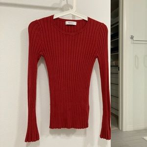 Stretchy red top by Bailey 44 size small